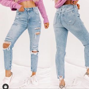 Special A distressed denim